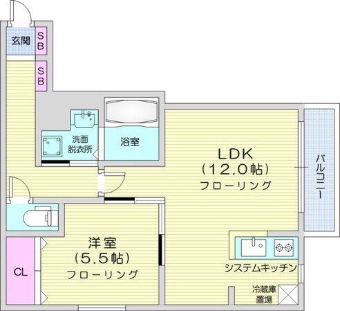 環状通東駅 徒歩8分 3階の物件間取画像